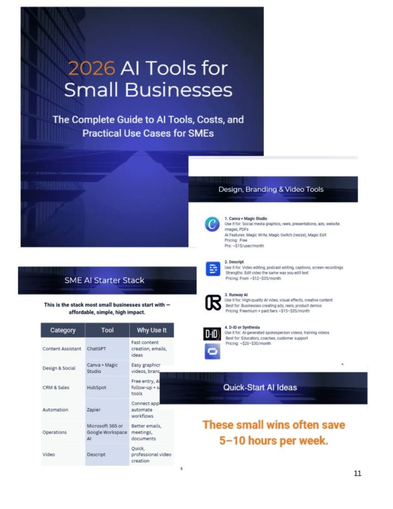 AI Tools Guide for SME Small Businesses